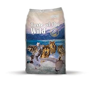 Taste of the Wild Dry Dog Food, Wetlands Canine Formula with Roasted Wild Fowl, 15-Pound Bag