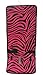 Hot Pink & Black Zebra Print Hanging Travel Cosmetic Case