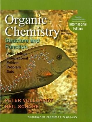 Organic Chemistry:Structure and Function (PI): Structure and Function - With Unique International Edition Problem Sets