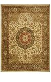The American Home Rug Company Tabriz Medallion 9' x 12' antique-ivory Area Rug