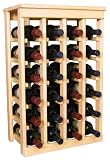 24 Bottle Table Top Kitchen Wine Rack (Premium Redwood)