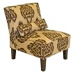 Diamond Upholstered Chair-Bark