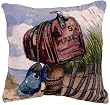Coastal Mail Nautical Seaside Decorative Throw Pillow 17" x 17"
