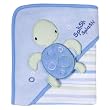 Just One Year Hooded Splish-Splash Towel - Blue