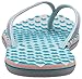 adidas Performance Women's Eezay Dots W Athletic Sandal,Light Solid Grey/Clear Green/Sun Glow Yellow,9 M US