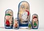 Charlie Brown Christmas Nesting Doll 5pc./5"