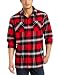 DC Men's O'Bannon Flannel Shirt,Bright Red,Large