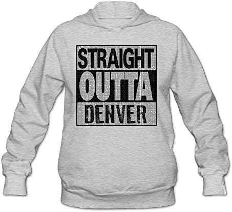 Straight Outta Denver Women's Blank Hoodies SweatShirt Small