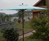 7 Ft Light Blue Market Umbrella- Robins Egg Blue