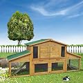 Hasenstall Kleintierk�fig Hasenhaus Neues Verbessertes Modell Nr.3