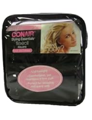Conair Styling Essentials 12-Pack Flexiroll Hair Rollers (Black)