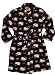 Hello Kitty - Kitty Faces and Hearts Black Fleece Robe for women
