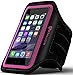 iPhone 6 6S Armband : Stalion® Sports Running & Exercise Gym Sportband (4.7-Inch)(Fuchsia Pink) Water Resistant + Sweat Proof + Key Holder + ID / Credit Card / Money Holder