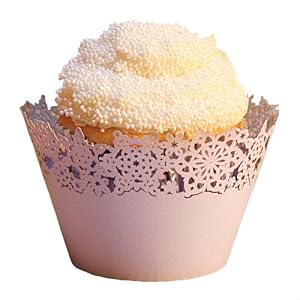 Paper Orchid Cupcake Wrappers in Sets of 12