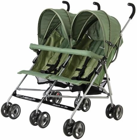 Bright Starts Flexi Ball, 0+, 1 Toy and Dream on Me Green Twin Umbrella Stroller