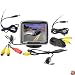 Pyle PLCM32 3.5-Inch TFT LCD Monitor with Universal Mount Rear View and Backup Color CMD Distance Scale Line Camera