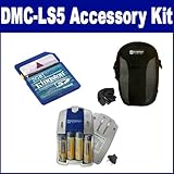 Panasonic Lumix DMC-LS5 Digital Camera Accessory Kit includes: KSD2GB Memor ....