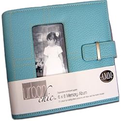 All My Memories Urban Chic 6x6 Memory Album - Blue