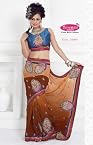 Indian Bollywood Designer Bridal Sarees - 20004