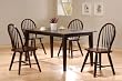 Cappuccino Wood 5 Piece Dining Set By Coaster Furniture