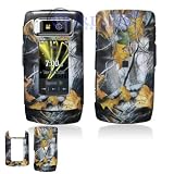 Woodland with Brown Dried Leaves Gray Trees Design Snap-On Cover Hard Case Cell Phone Protector for Motorola Renegade V950