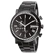 Gucci Mens Ya101340 G-chrono Black Pvd With Diamond Case Watch from Gucci