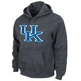 NCAA Kentucky Wildcats Conquest Charcoal Heather Long Sleeve Hooded Fleece Pullover