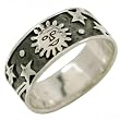 Sun & Stars - Sterling Silver Ring