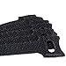 Monoprice Hook & Loop Fastening Cable Ties 9inch, 100pcs/Pack - Black