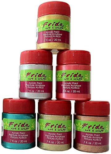 Trussart Designs Frida Metallic Colors Paint Set, 6.67-Ounce