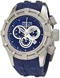 Invicta Men's 1224 Bolt Reserve Chronograph Blue Dial Blue Silicone Watch by Invicta