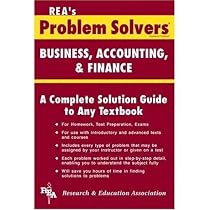 Business, Accounting & Finance Problem Solver (Problem Solvers)