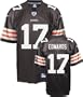 Braylon Edwards Jersey: Reebok Brown Replica #17 Cleveland Browns Jersey