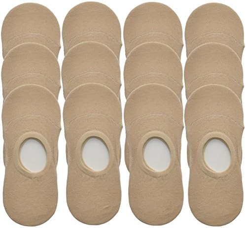 Cotton Low Cut No Show Socks (12-Pairs)