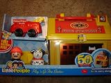 Fisher Price Little People Play 'N Go Fire Station 50th Birthday Exclusive