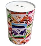 VW Volkswagen Camper Van Tin Can Money Box - Large