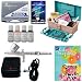 Airbrush Cake Decorating System Precision Dual-action Gravity Feed Airbrush Set with Mini Air Compressor Plus 4 Americolor Amerimist Airbrush Food Colors and 50 Piece Tool and Caddy Cake Decorating Kit, and Wilton 2013 Yearbook