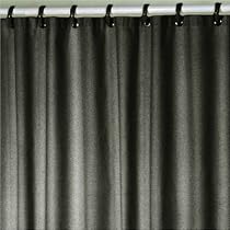 Fabric Shower Curtain Liner - Black