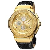 Just Bling Mens JB-6101L-J Saxon Gold Braided 