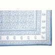 Home Decor Flat Bed Sheet with Block Print on Cotton Twin Size (bssht704)