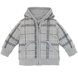 plaid fleece hoodie