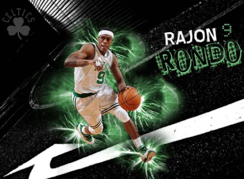 Rajon Rondo 11x17 HD Photo Poster Boston Celtics #02