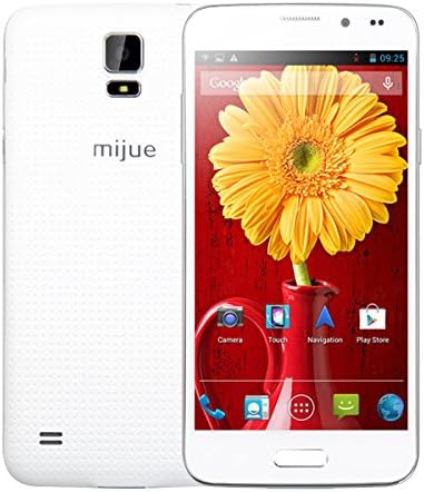 MIJUE M900 5" qHD MTK6582 Quad Core Android 4.2.2 3G Phone 1GB RAM 4GB ROM 13MP CAM WiFi Display GPS FM (White)