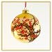 SohoDecor Plum Blossoms Glass Christmas Ball Ornament