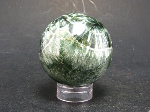 Seraphinite Clinochlore Sphere Ball From Russia - 1.3''