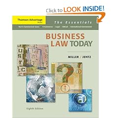 Business Law Today: The Essentials (Thomson Advantage Books)