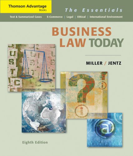 Business Law Today: The Essentials (Thomson Advantage Books) under Business in The Books Store
