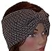 Best Winter Hats Adult Crochet Bow Knot Headband/Ear Warmer (One Size) - Light Brown