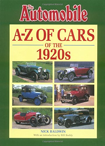 A-Z of Cars of the 1920s