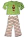 Mis Tee V-Us - Toddler Girls Long Sleeved Pant Set, Avocado, Multi